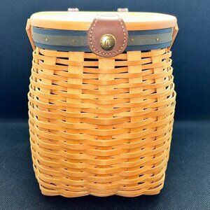 Longaberger 5 year anniversary charter member basket with COA